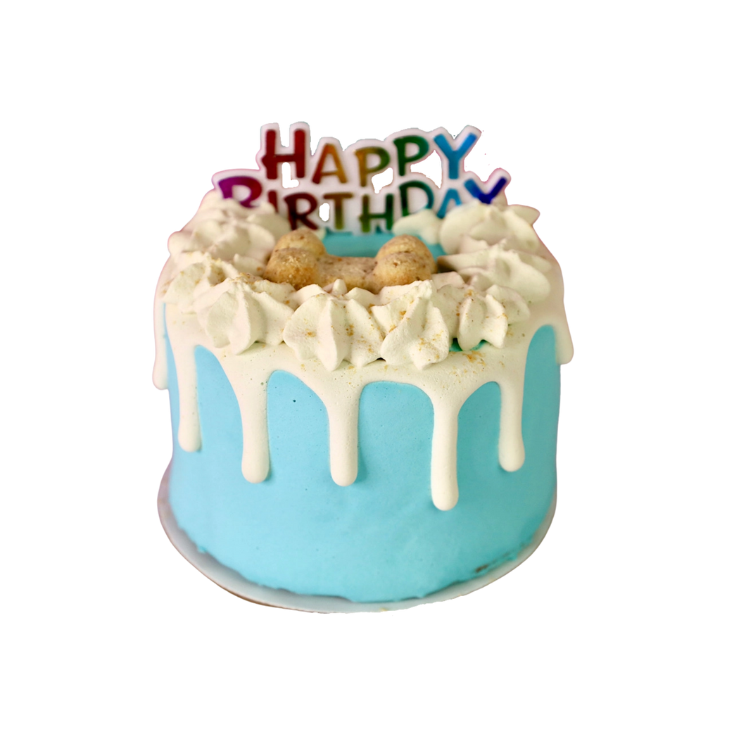 4 Inch Drip Birthday Cake